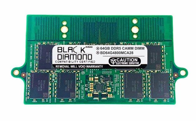 Black Diamond Memory 64GB DDR5 CAMM Memory for Dell
